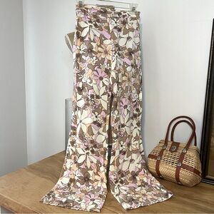 For Love & Lemons Renata Floral High Waist Pants